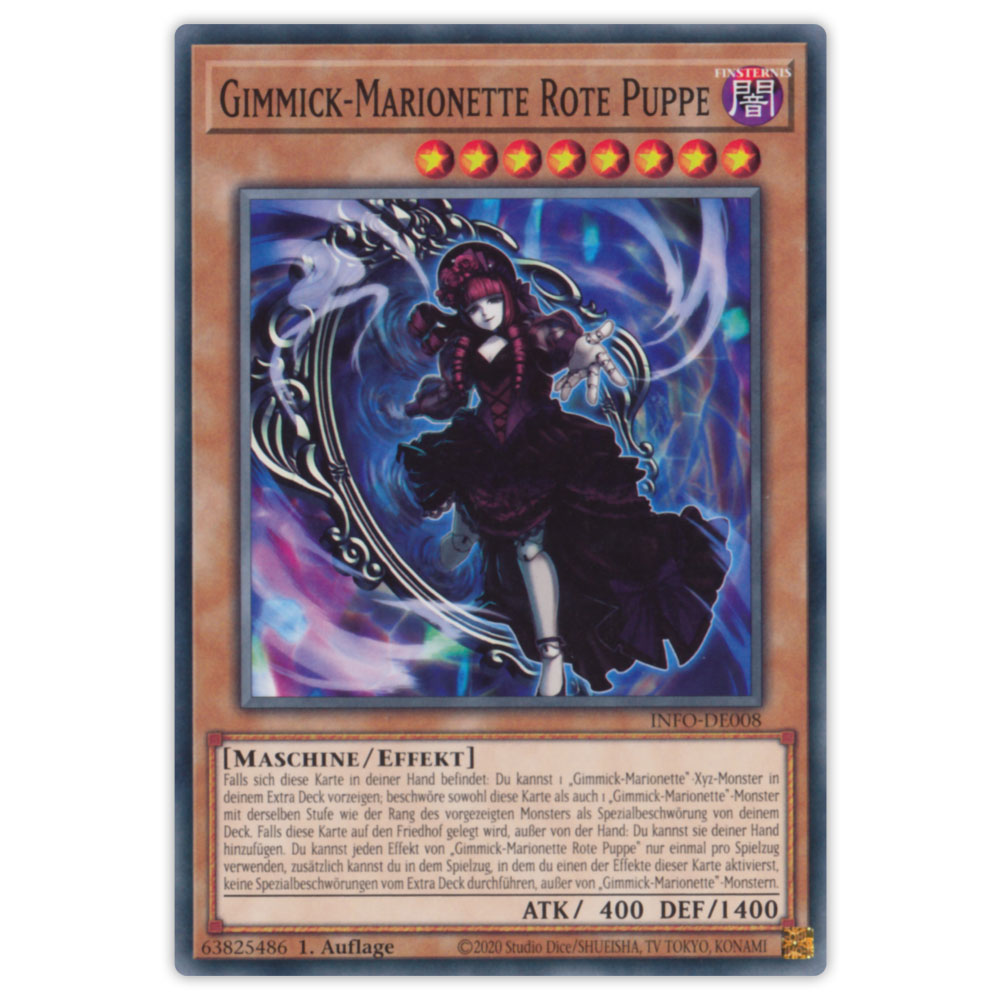 Bild von INFO-DE008 Gimmick-Marionette Rote Puppe