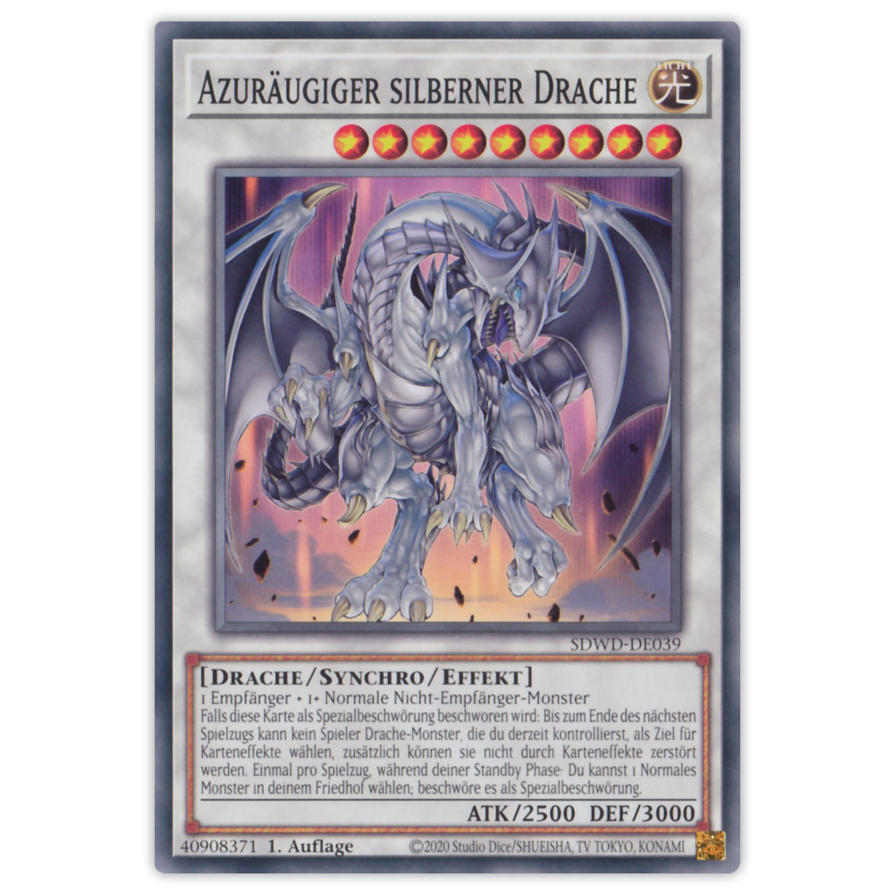 Bild von SDWD-DE039 Azuräugiger silberner Drache
