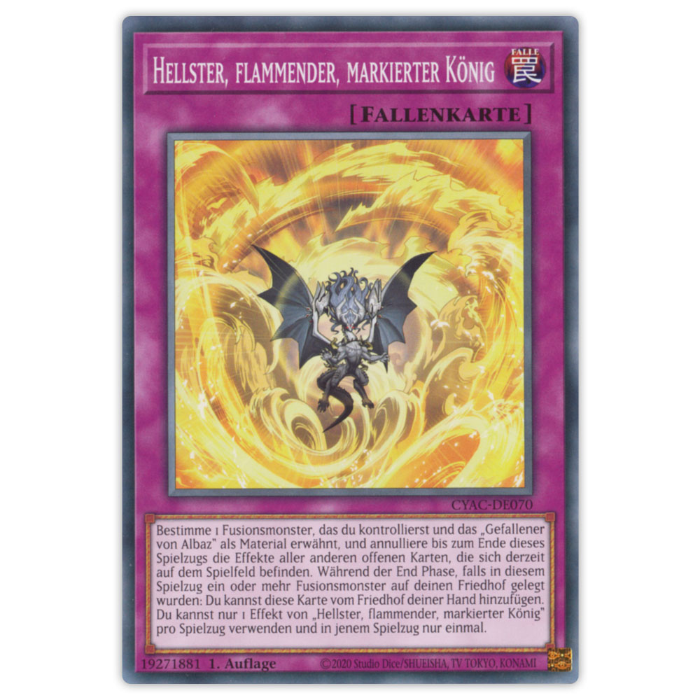Bild von CYAC-DE070 Hellster, flammender, markierter König